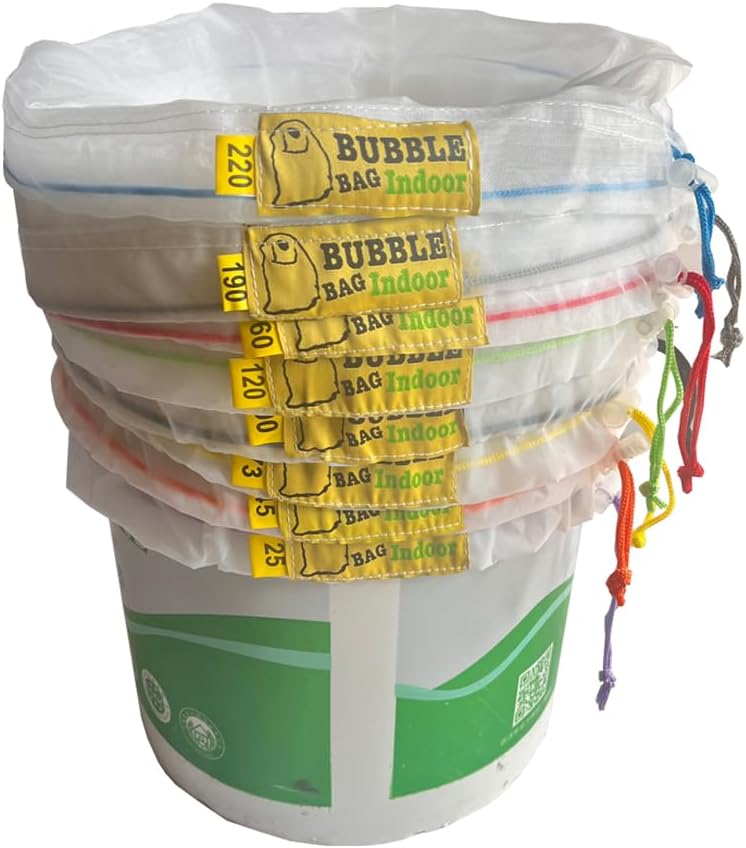 Kit 8 mallas full mesh bubble hash