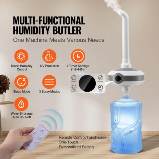 Humidificador Vevor para Salas, invernaderos, Cultivo Indoor