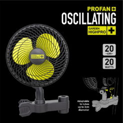 Ventilador Oscilante Clip Fan Garden Highpro Standard