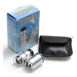 Lupa 60x Luz Led Portátil Detecta Plagas