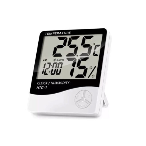 Termohigrometro y Reloj HTC-1