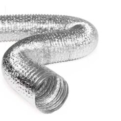 Ducto Caño Flexible Aluminio 4'' 100mm Aire Portátil X 10 Mts